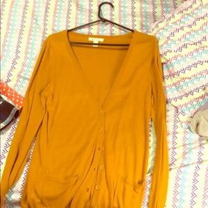 Mustard Cardigan